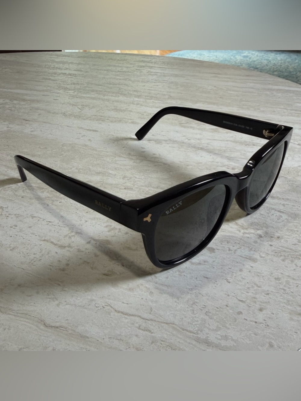 BALLY BY0033-H Unisex Black Sunglasses *MINT - Picture 6 of 13